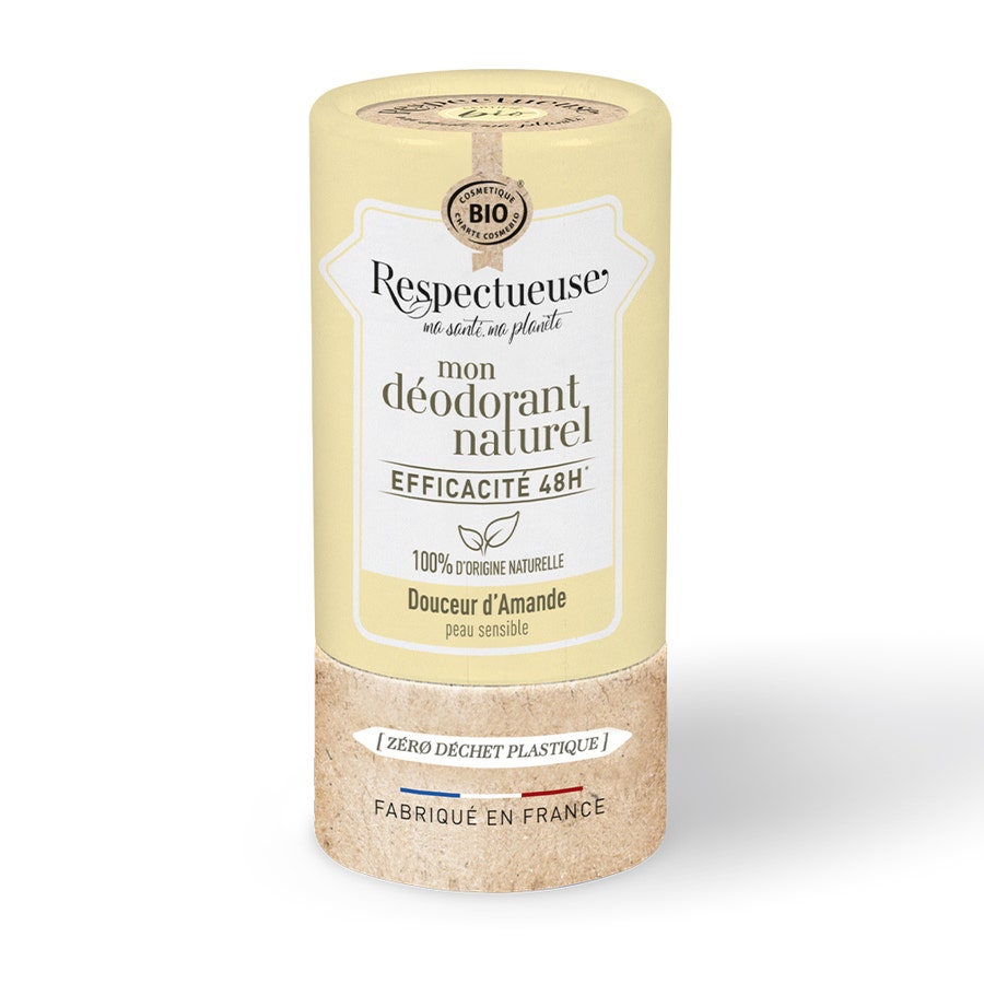Respectueuse Mon Deodorants Naturel Efficace 48h Bioes Gentle Almond Sensitive Skin 50g (1.76oz)