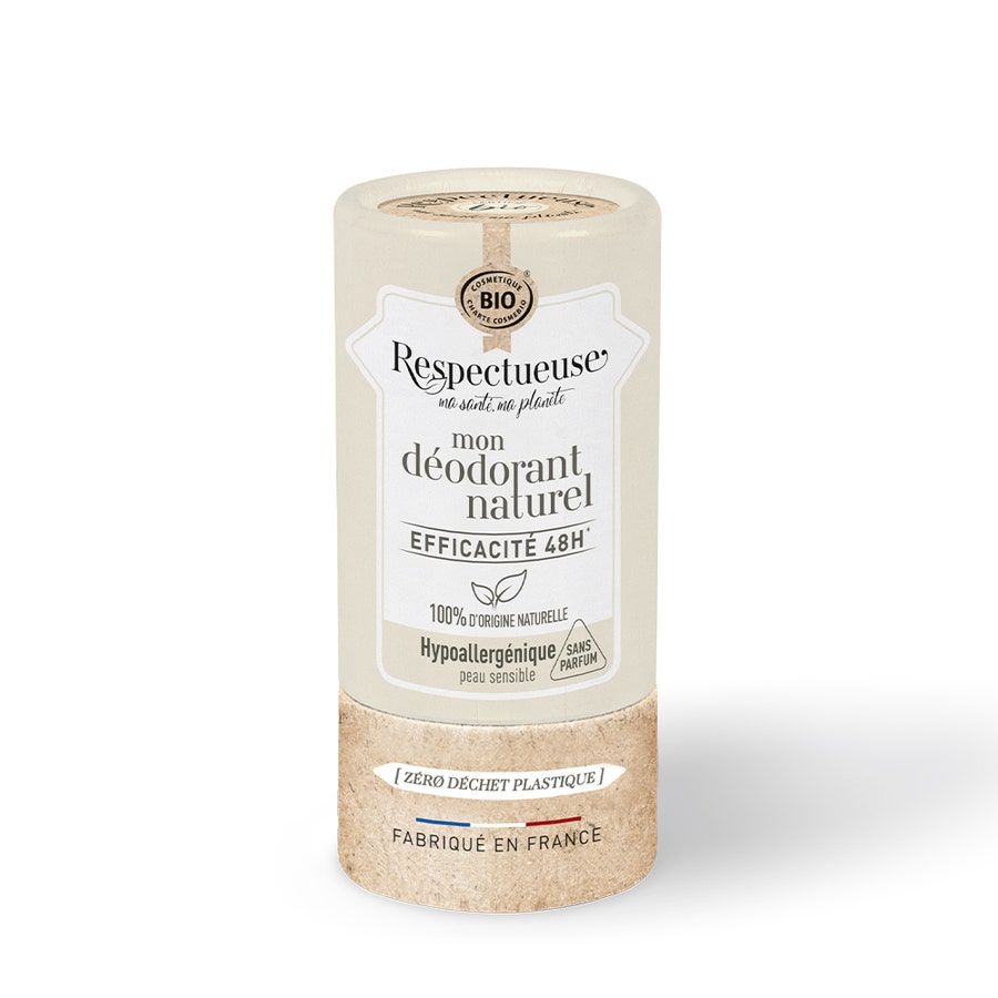 Respectueuse Mon Deodorants Naturel Efficace 48h Bioes Perfume-free Sensitive Skin 50g (1.76oz)