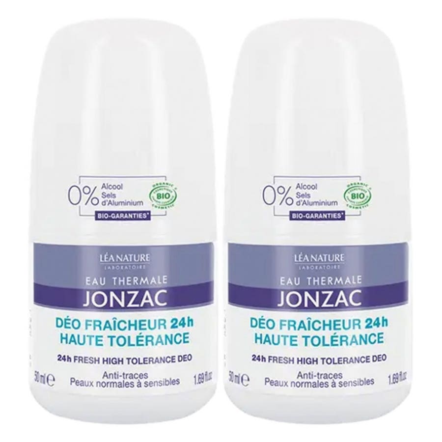 Eau thermale Jonzac High Tolerance 24H Freshness Deodorant 2x 50ml (1.69fl oz)