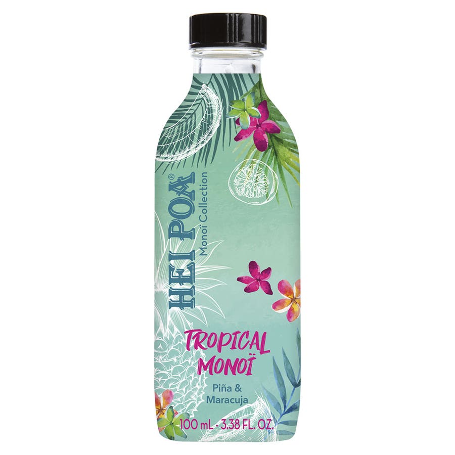 Hei Poa Monoï Collection Tropical Monoï Piña and Maracuja 100ml (3,38fl oz)