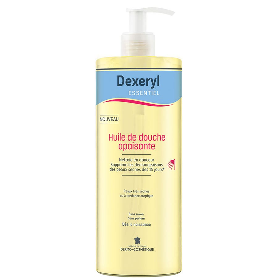 Soothing shower oil 500ml Very dry or atopy-prone skin Dexeryl