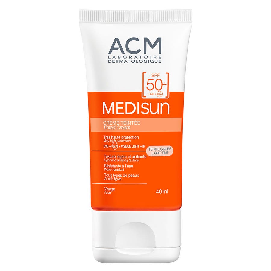 Tinted Cream SPF50+ Light 40ml Medisun Acm