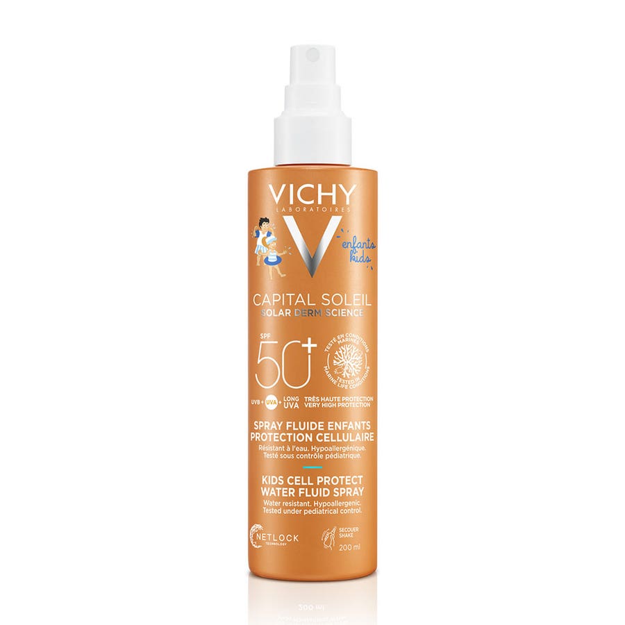 Vichy Capital Soleil SPF50+ Children's Fluid Spray 200ml (6.76fl oz)