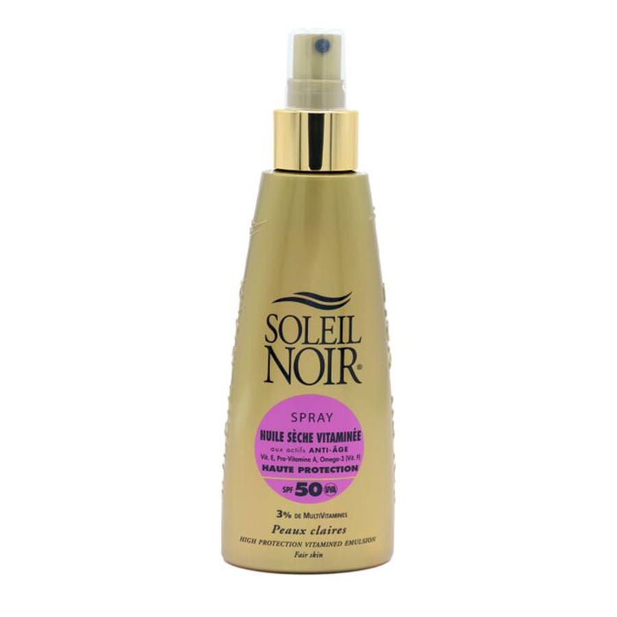 Soleil Noir Dry Oil With Vitamins Spf 50 - 150ml (5,07fl oz)