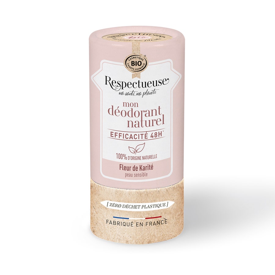 Respectueuse Mon Deodorants Naturel Efficace 48h Bioes Sensitive Skin Perfumes Karité Flower  50g (1.76oz)