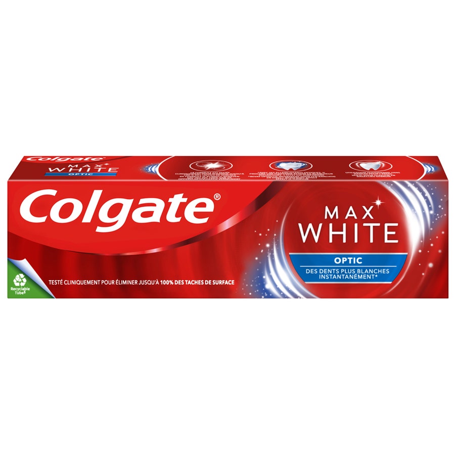 Colgate Max White One Optic Fluoride Whitening Toothpaste 75ml (2.53fl oz)