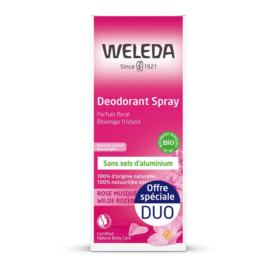 Weleda Musk Rose Deodorants 2x 100ml (3.38fl oz)