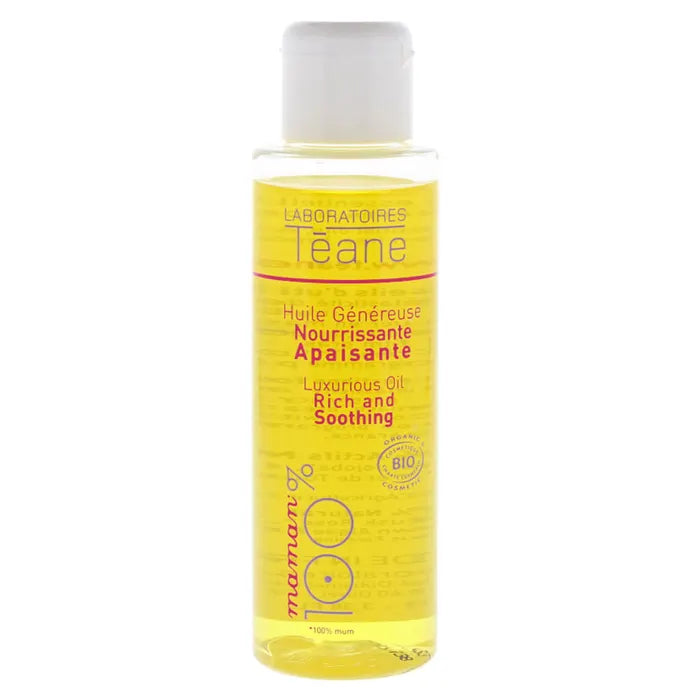 Organic Generous Soothing Oil 105ml 100% Maman Laboratoires Teane