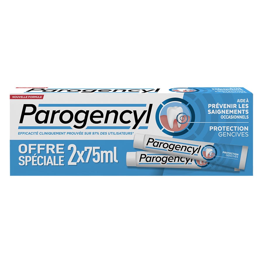 Parogencyl Preventive Toothpaste 75ml (2.53fl oz) x2