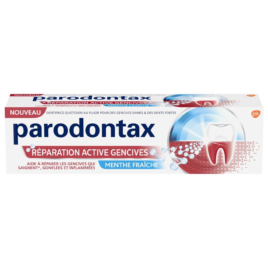 Parodontax Toothpaste Active Gum Repair Strawberry Mint 75ml x2 (2.53fl oz x2)