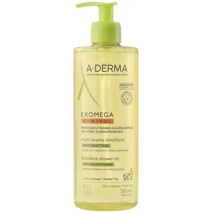 A-Derma Exomega Control Anti-scratch Emollient Cleansing Oil