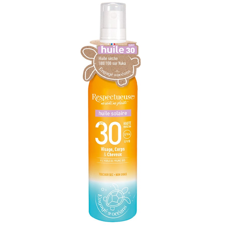 Respectueuse Sunscreens Oil SPF30 100ml (3.38fl oz)