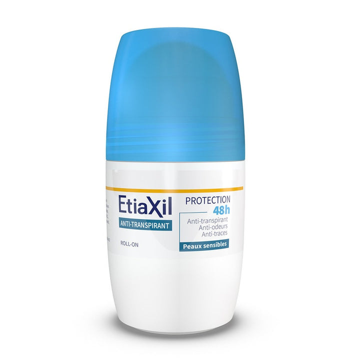 Etiaxil Antiperspirant Roll-On Deodorant 48h Protection Moderate Sweating Sensitive Skin 2x 50ml (1.69fl oz)