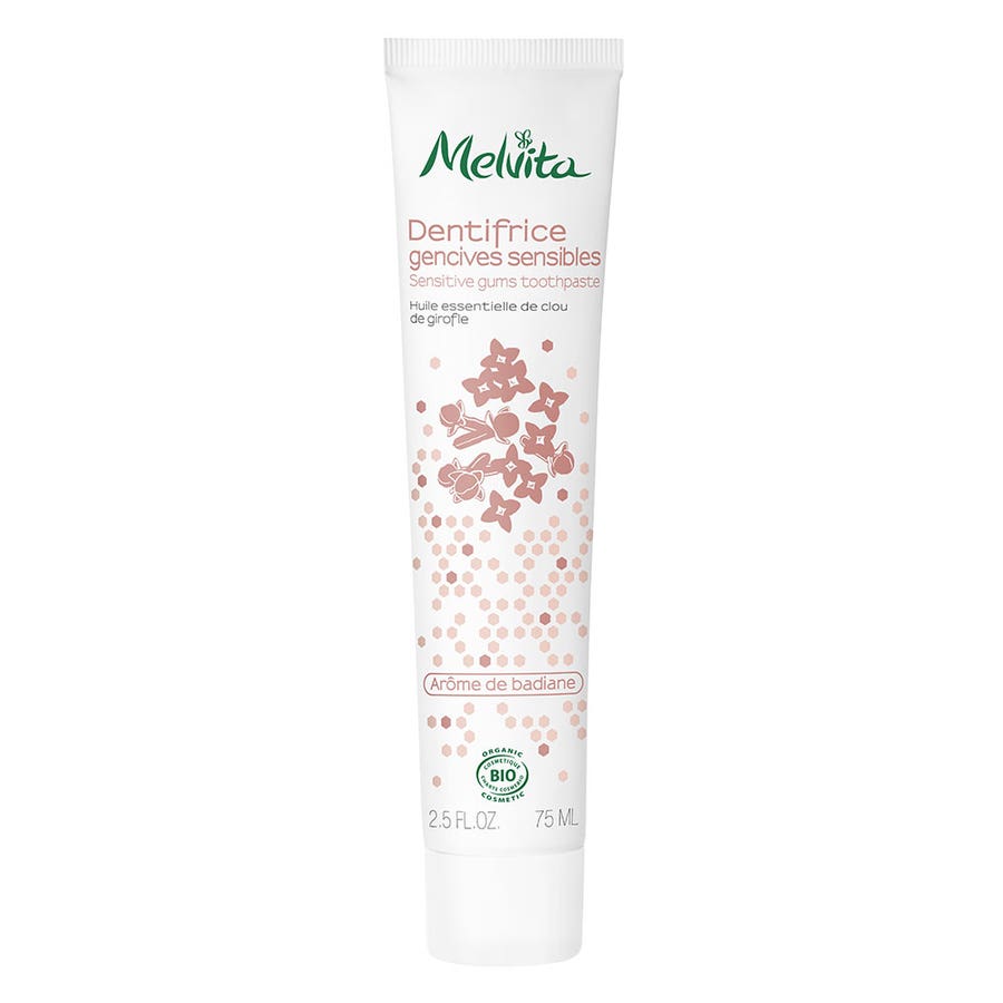 Melvita Toothpaste for sensitive gums with star anise 75ml (2.53fl oz)