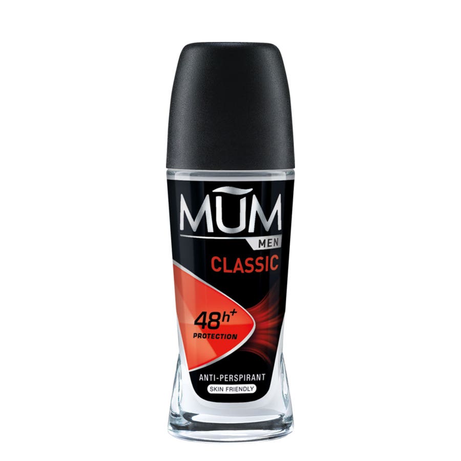 Mum Deodorant For Men Alcohol Free 48hr Roll-on Original  50ml (1.69fl oz)