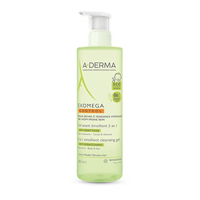 A-Derma Exomega Control Emollient Cleansing Gel