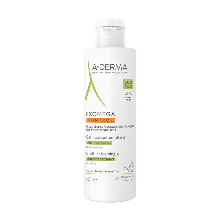 A-Derma Exomega Control Emollient Foaming Gel