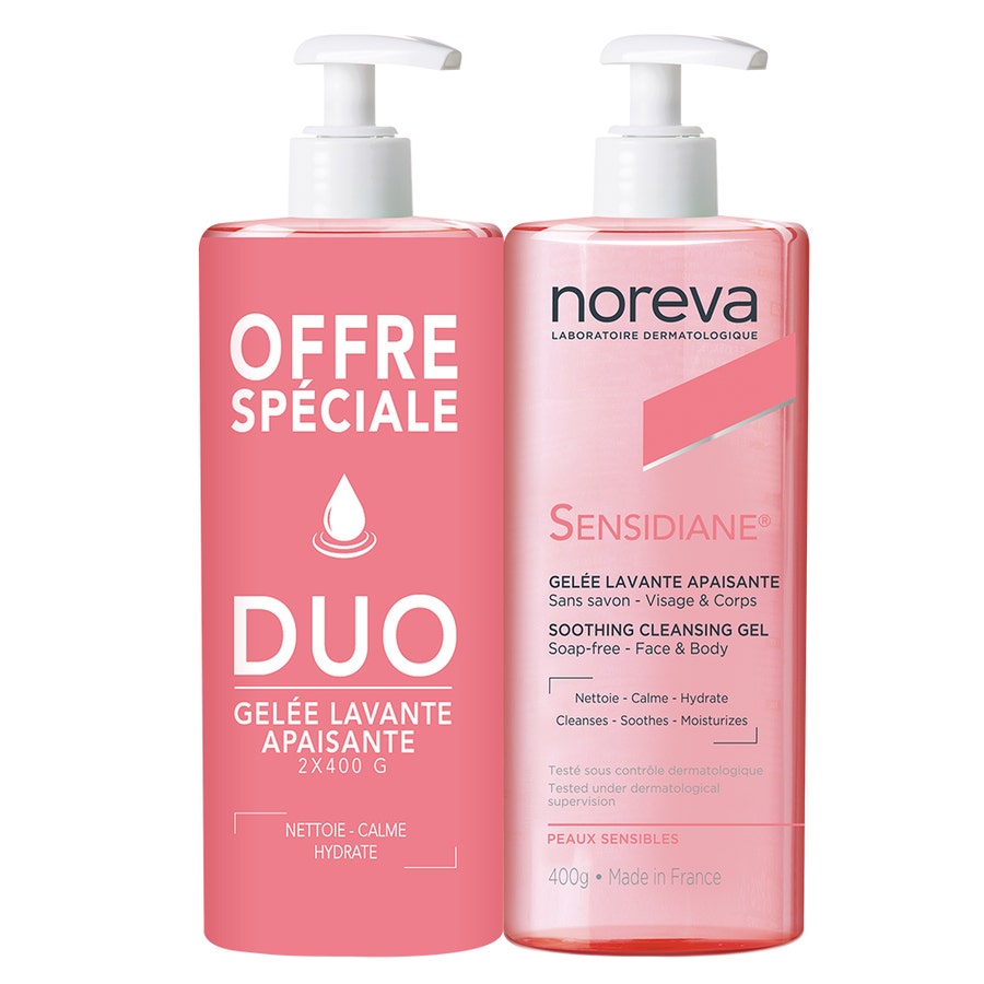 Cleansing gel Duo 2x400ml Sensidiane Noreva