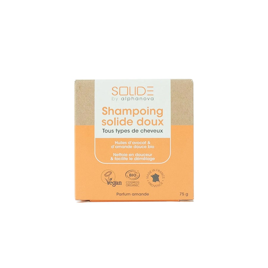 Gentle solid shampoo 75g Solide Alphanova