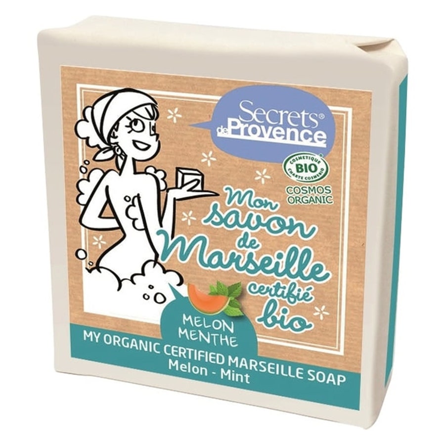 Melon and mint Marseille Soaps 100g Secrets de Provence