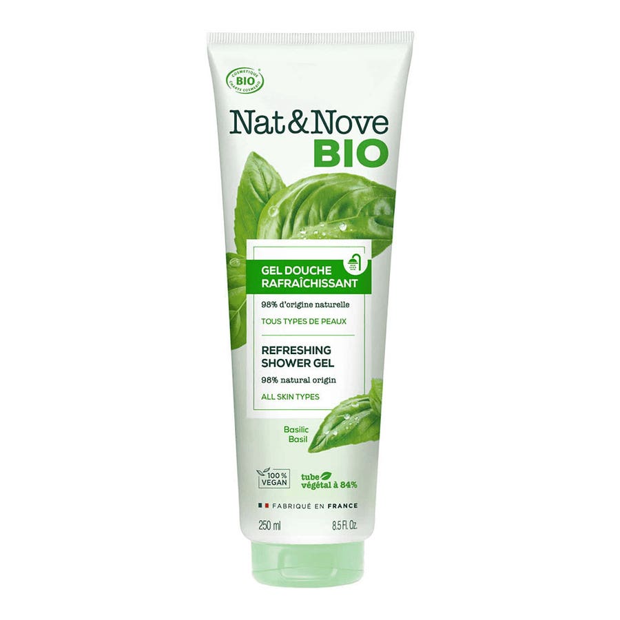 Refreshing organic Shower Gel 250ml NAT&NOVE BIO