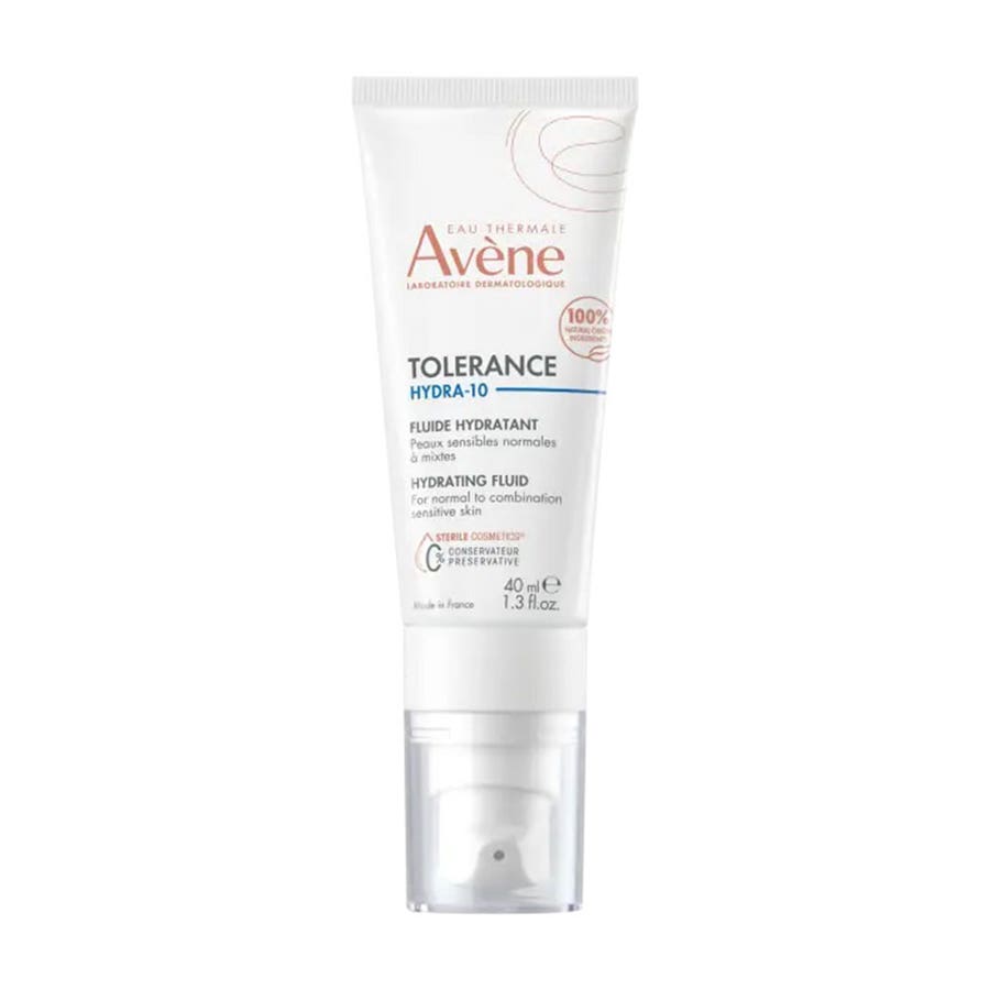 Hydrating Fluid 40ml Tolerance Hydra-10 Normal To Combination Sensitive Skin Avène