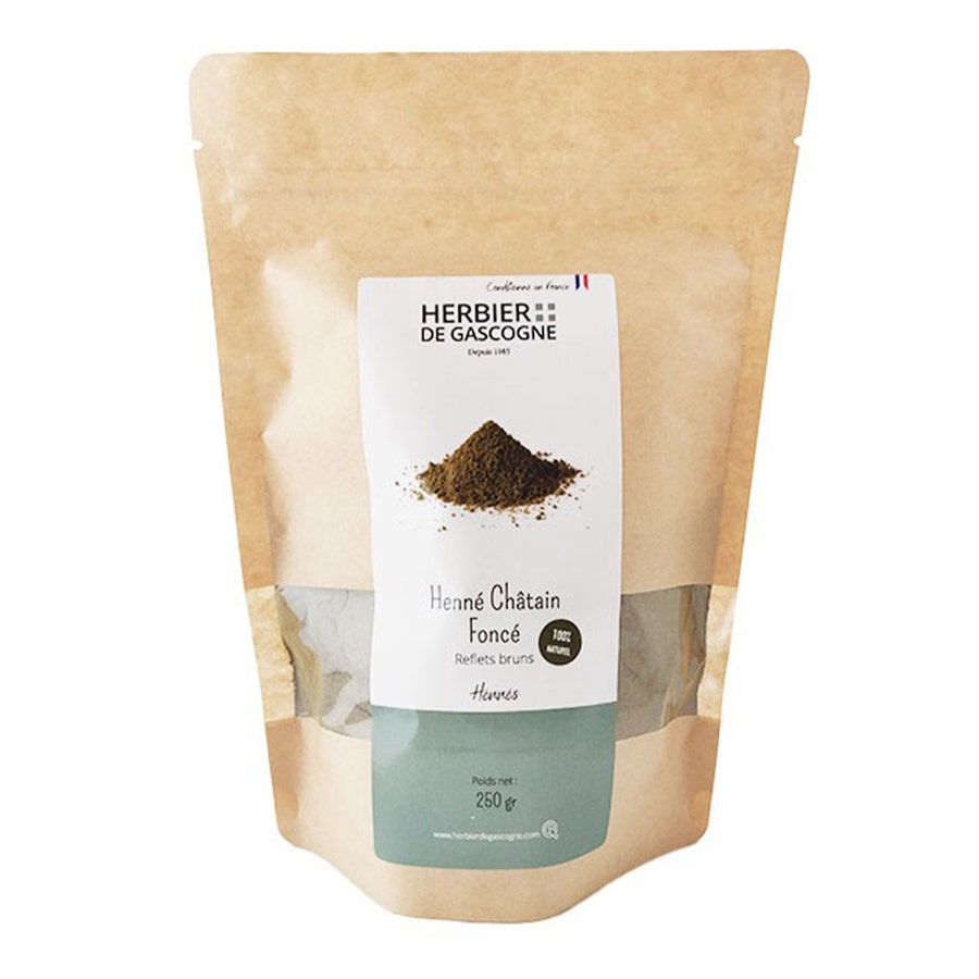 Dark Chestnut Henna 250g Herbier de gascogne