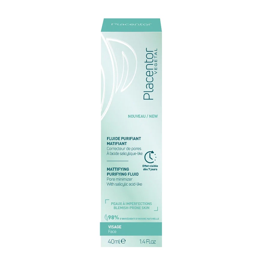 Purifying Matifying Fluid 40ml Blemish-prone Skin Placentor Végétal