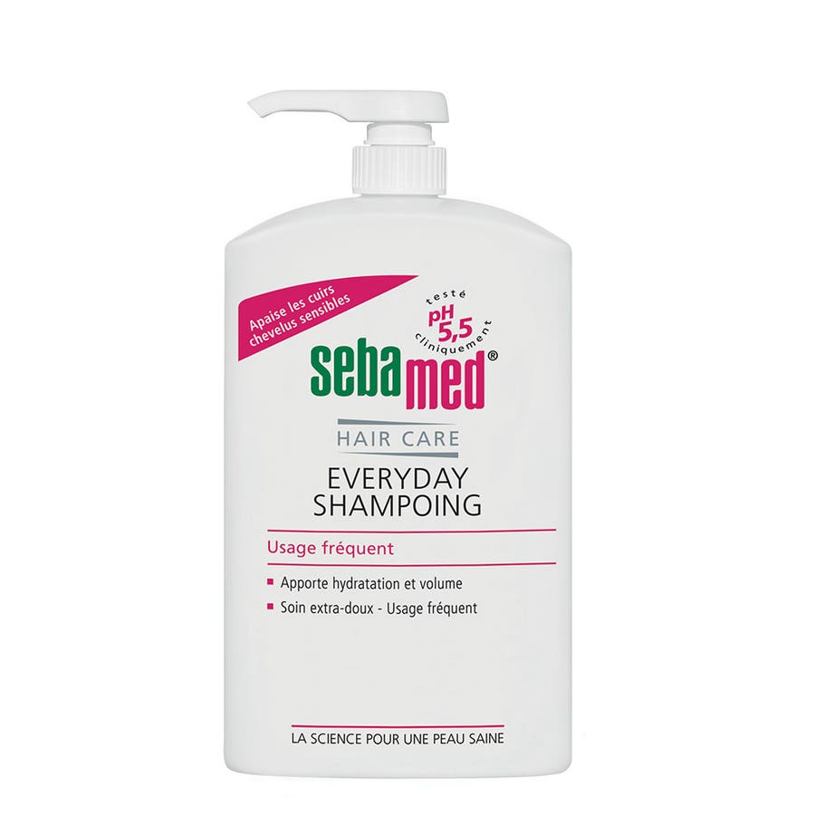 Everyday Shampooing Extra-doux 1L Usage fréquent Sebamed