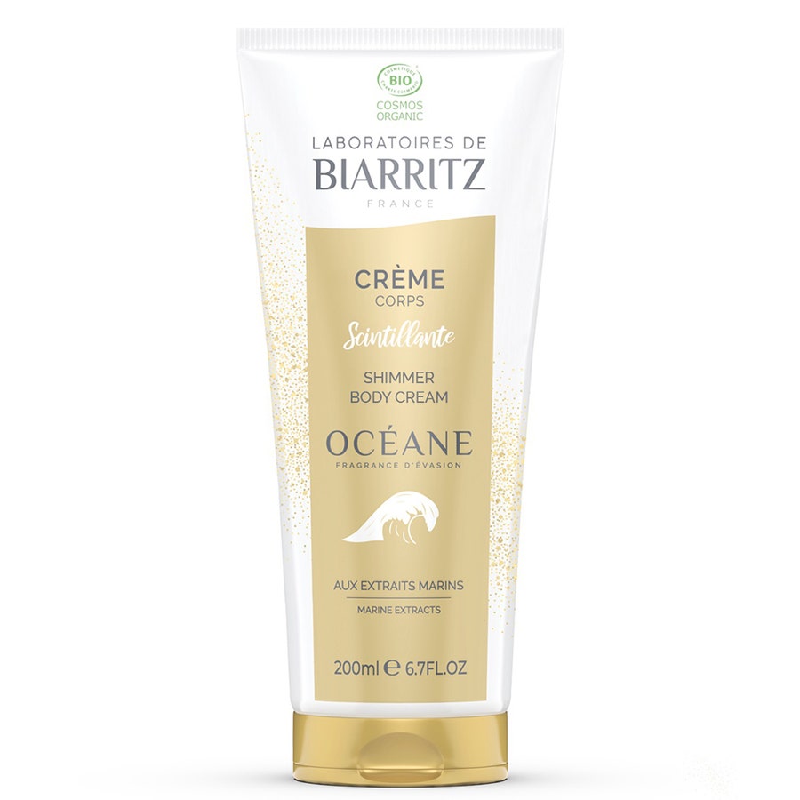 Organic Certified Oceane Scintillating Body Cream 200ml Laboratoires De Biarritz