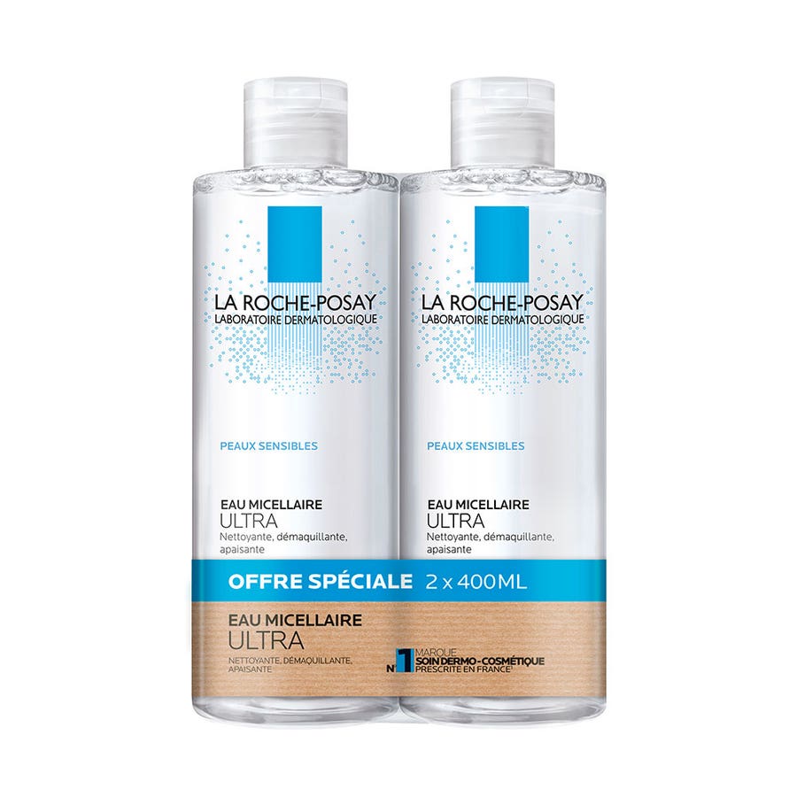 Micellar Water Skins 2x400ml Toilette Physiologique Peaux Sensibles La Roche-Posay