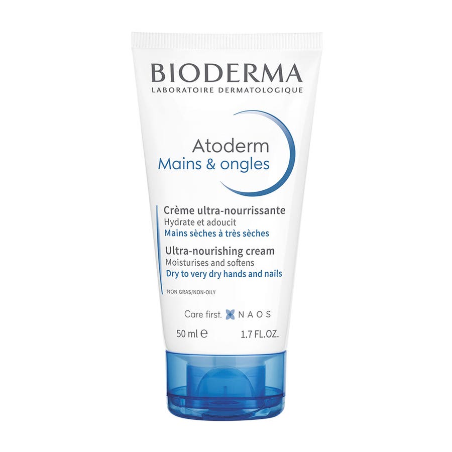 Repairing Hand Cream 50ml Atoderm Mains & Ongles Sèches Et Abîmees Bioderma