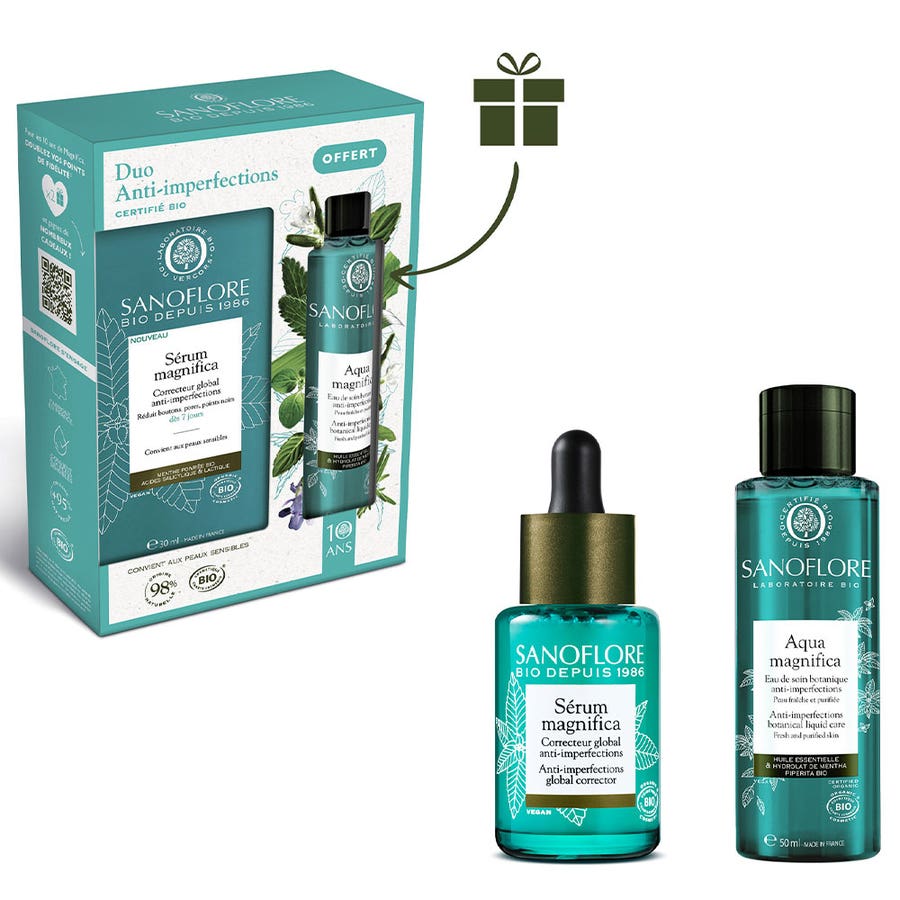 Duo Anti Imperfections Bioes Magnifica Sensitive Skin Sanoflore