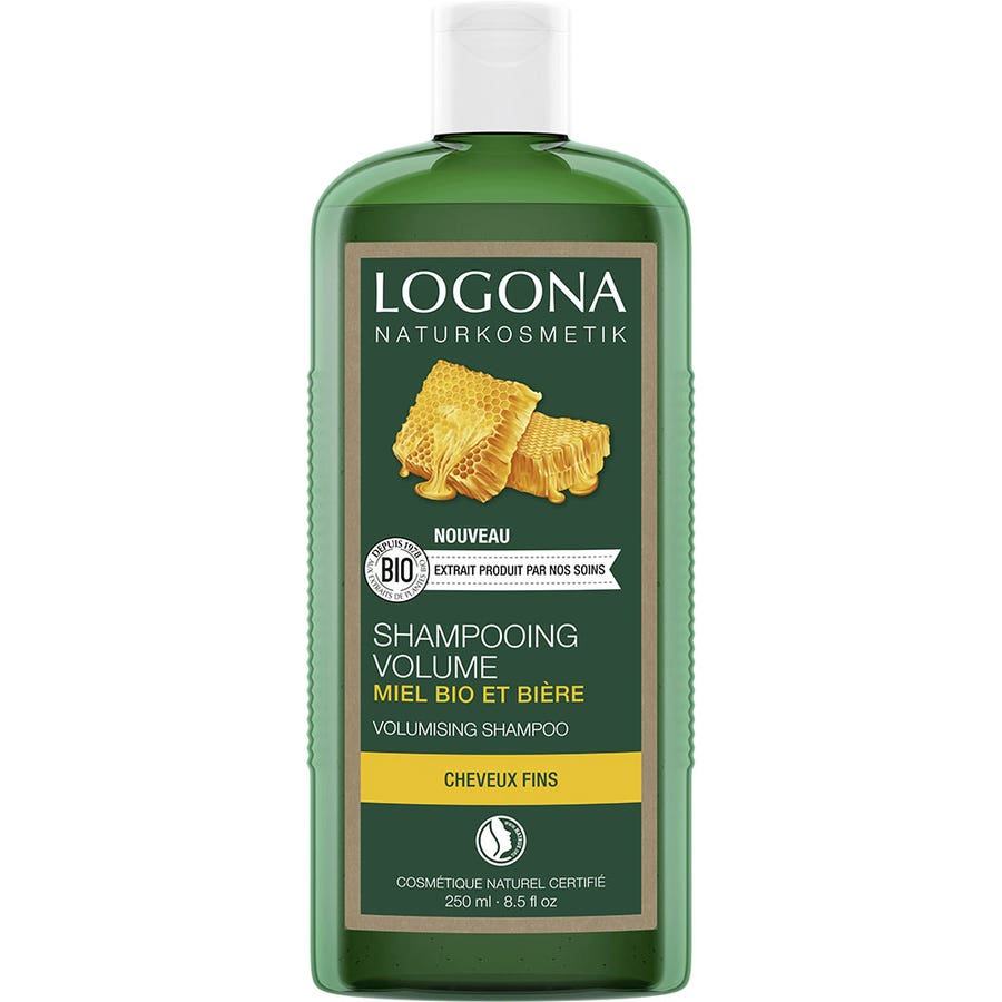 Volumea Organic Beer and Honey Shampoo 250ml Logona