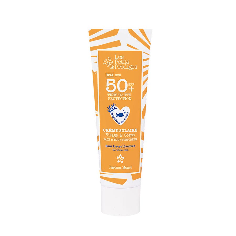 Sun Cream SPF50+ Monoi 50ml Face & Body Age 3+ Les petits prodiges