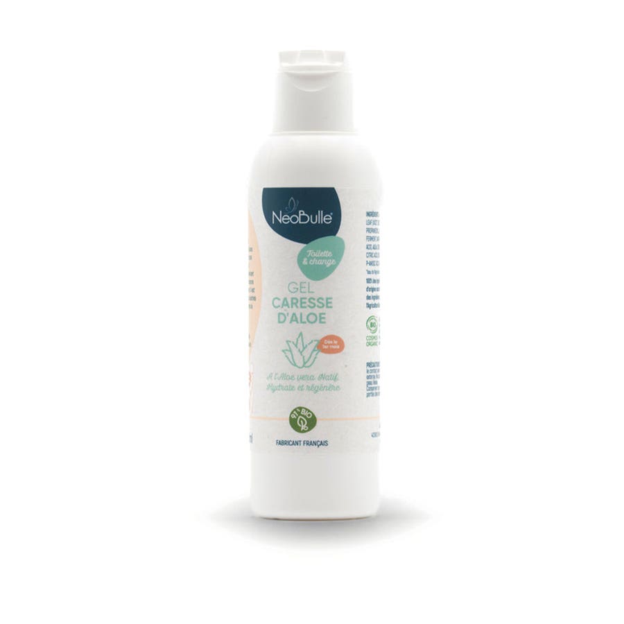 Aloe Caress Gel 125ml Toilette & Change Bébé Dry and Irritated Skin From Birth Neobulle