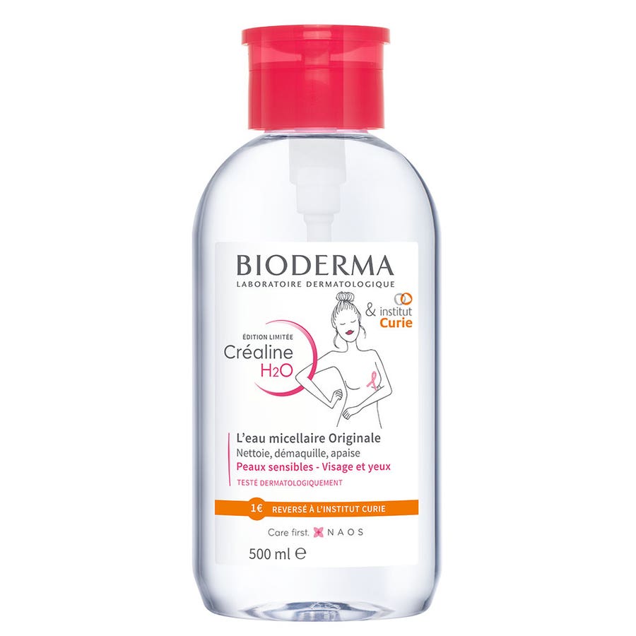 Micellar solution 500ml Crealine H2O Sensitive Skin Face & Eyes Bioderma