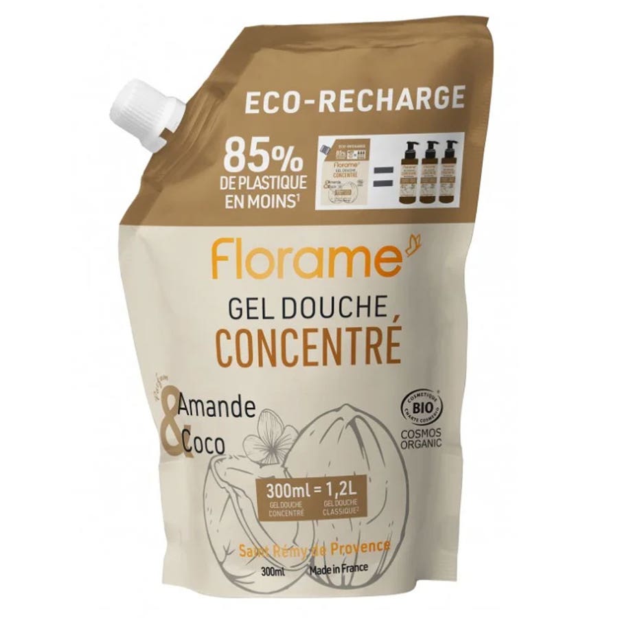 Ecorecharge Gel Douche Concentré 300ml Florame