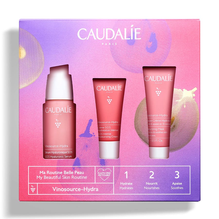 Vinosource-Hydra Skin Beauty Routine Caudalie Skin Beauty Routine Vinosource-Hydra Caudalie