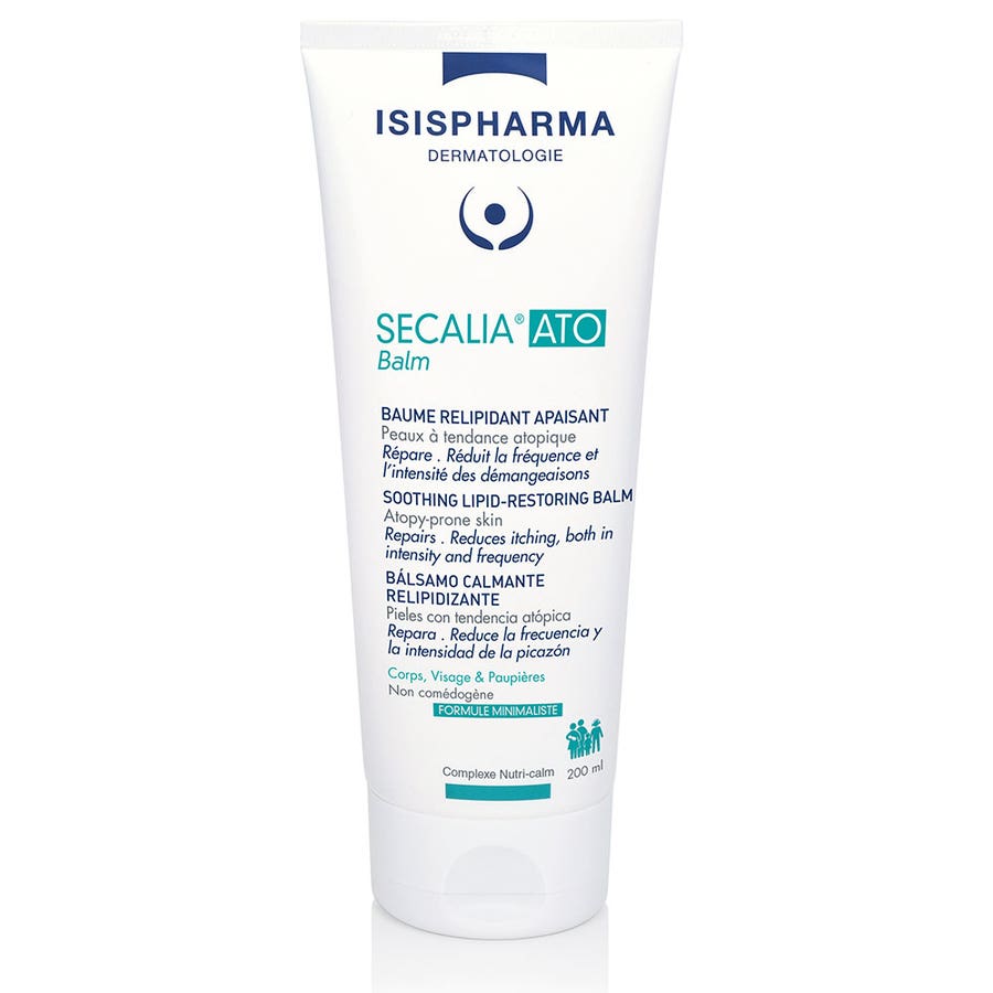 Baume Relipidant Apaisant 200ml Secalia Ato Balm Peaux Atopiques Isispharma