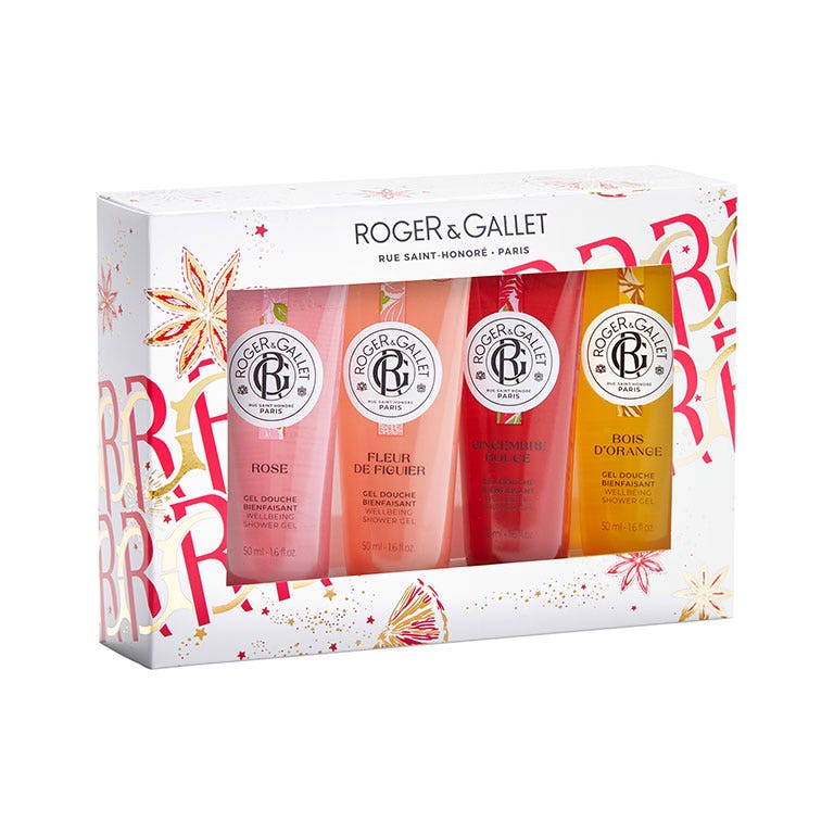 Giftboxes Benevolent Bestellers Shower Gels 4x50ml Roger & Gallet