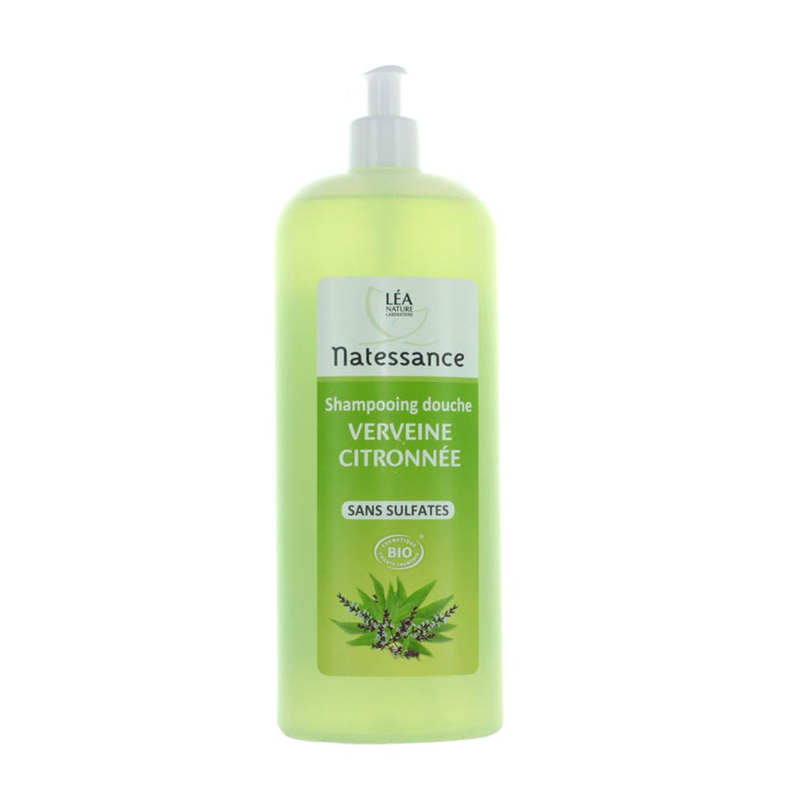 Natessance Shampooing Douche Verveine Citronnee Bio 1 l Natessance