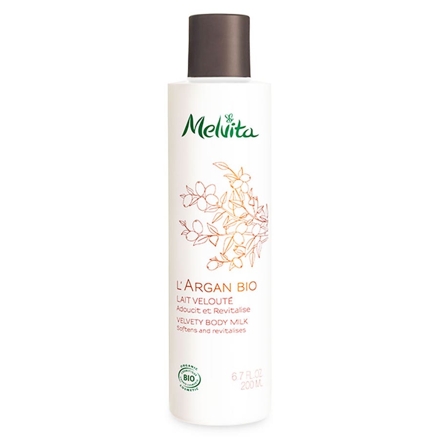 Organic Argan Velvety Body Milk 200ml Melvita