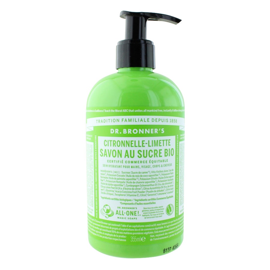 Lemon Lime Liquid Soaps 355ml Dr Bronner'S