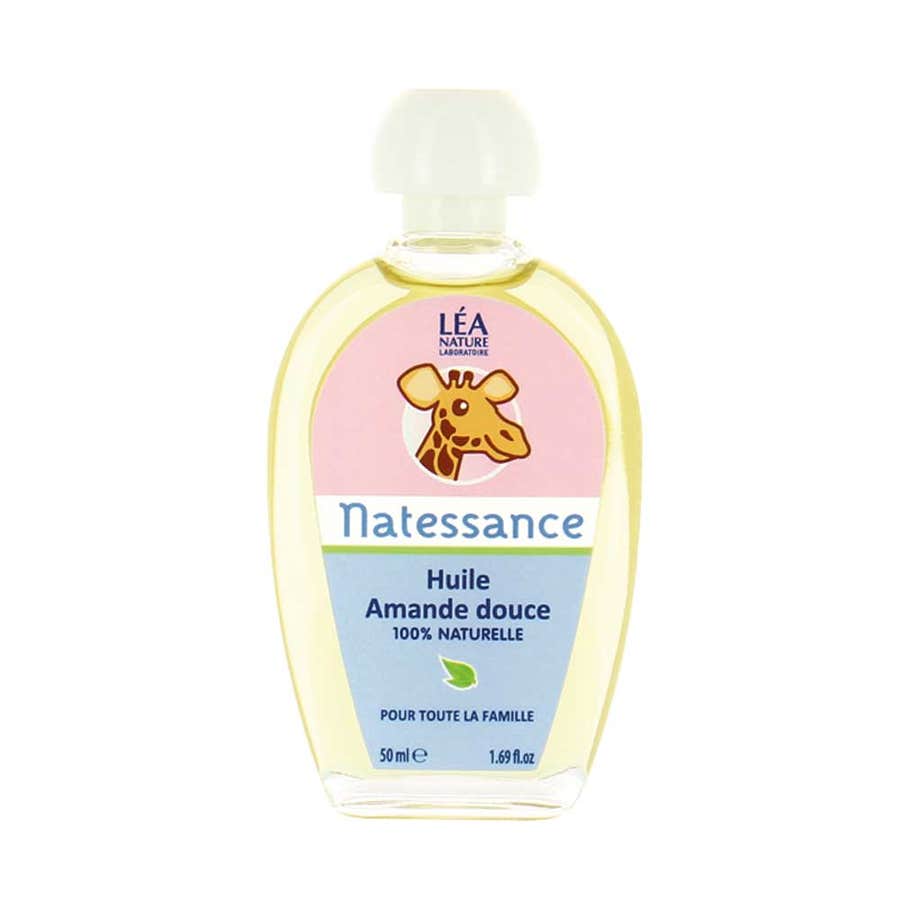 Natessance Huile D'amande Douce Pour Toute La Famille 100% Naturelle 50 ml Natessance