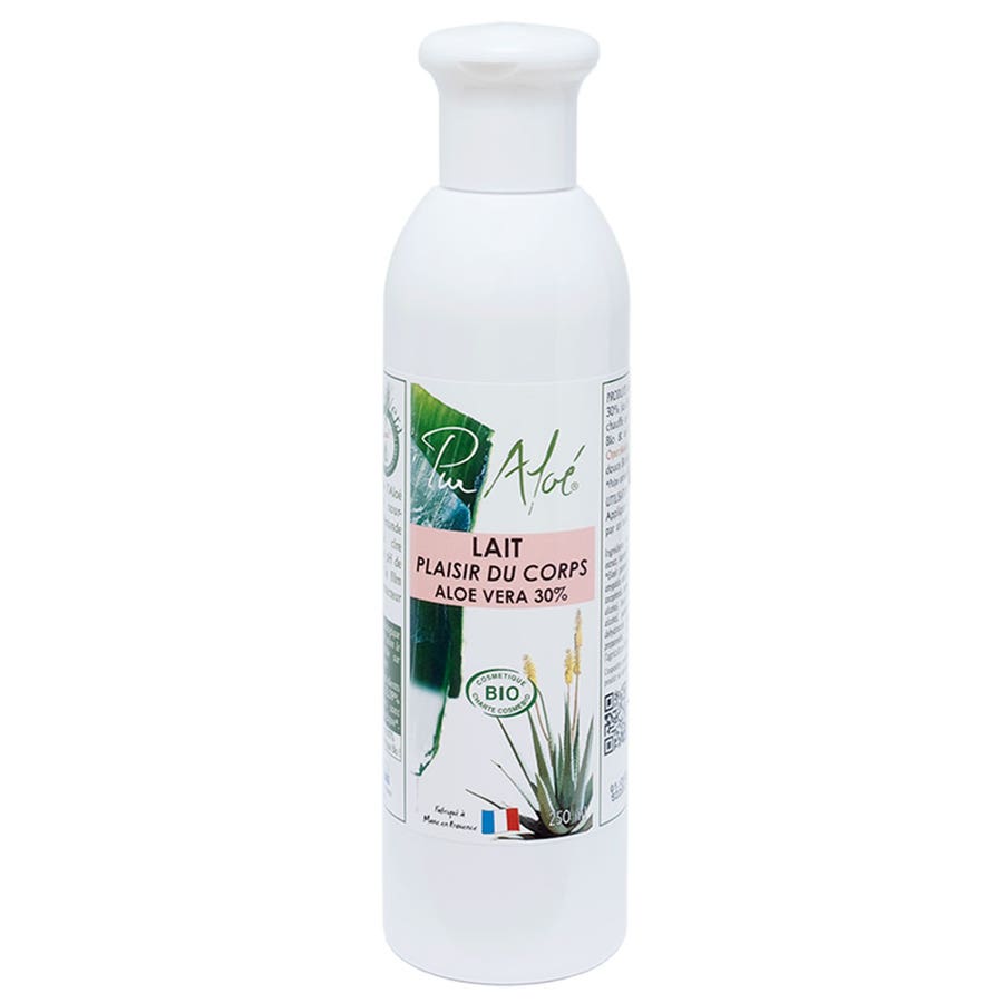 Nourishing Body Lotion 250ml with Aloe Vera 85% Bio All skin types Pur Aloé