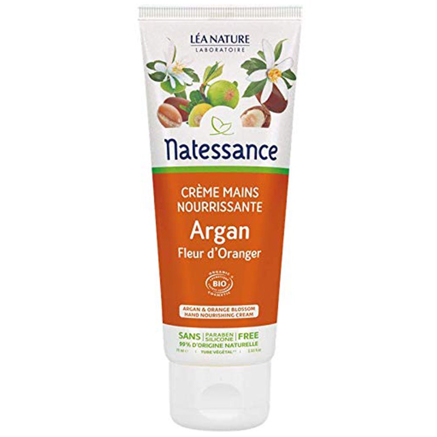 Hand And Nail Cream Orange Blossom Bio 75ml Argan Natessance