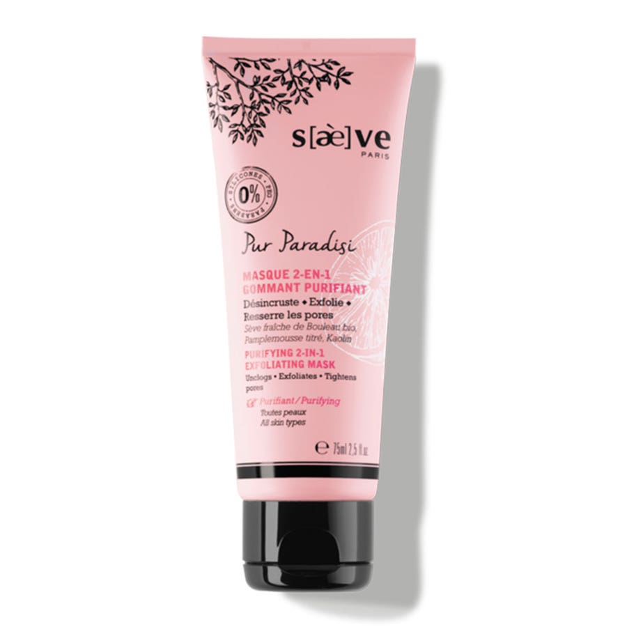 Purifying 2 In 1 Exfoliating Mask All Skin Types 75ml [Pur Paradisi] Saeve