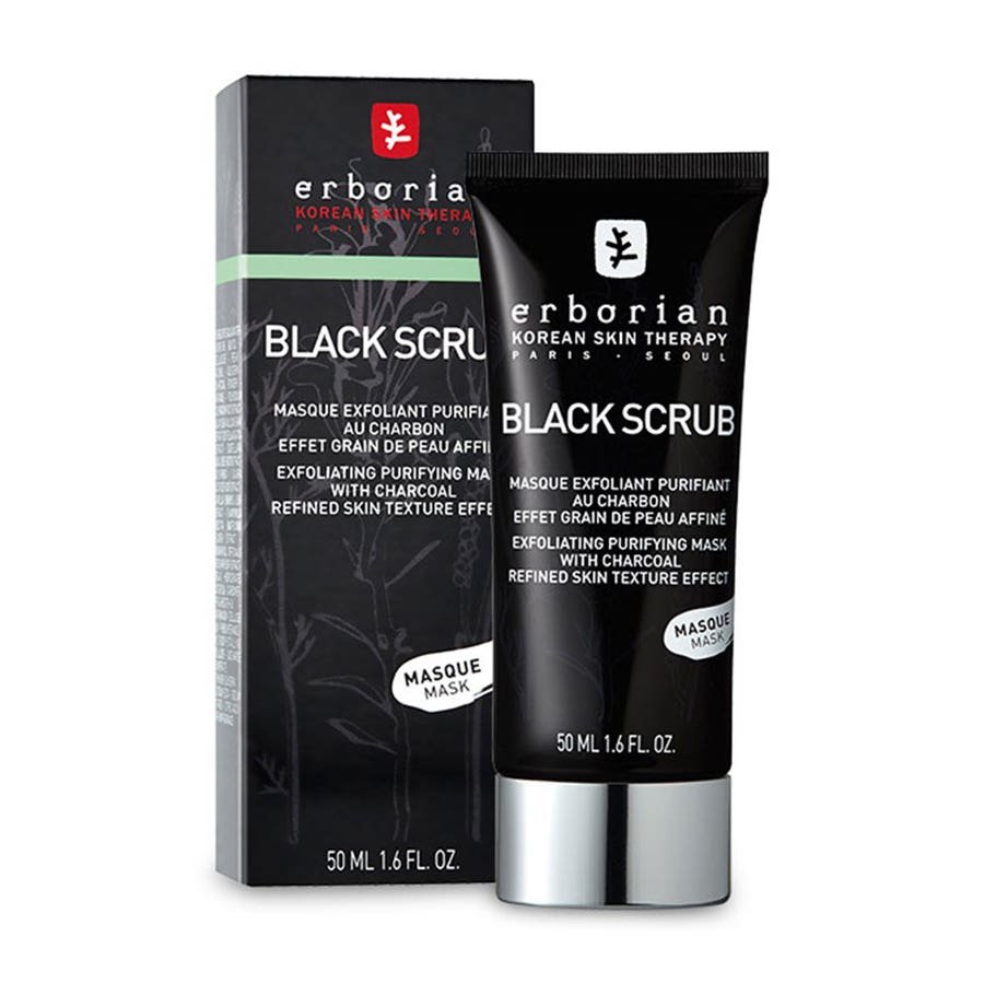 Black Scrub Mask With Charcoal 50ml Erborian