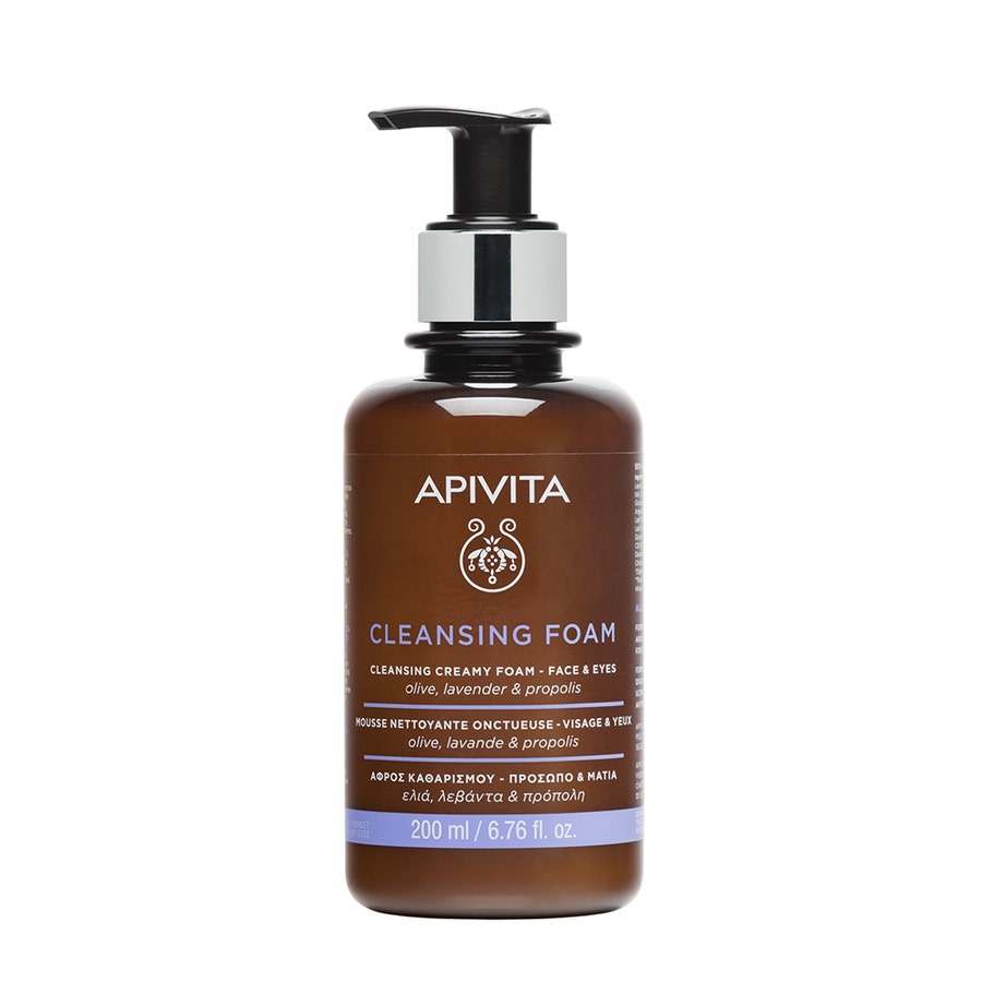 Creamy Cleansing Foam 200ml Face and eyes Apivita